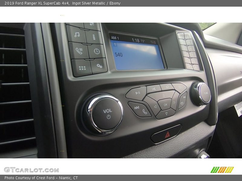 Controls of 2019 Ranger XL SuperCab 4x4