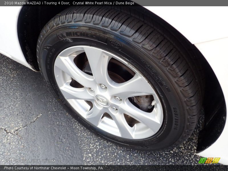 Crystal White Pearl Mica / Dune Beige 2010 Mazda MAZDA3 i Touring 4 Door