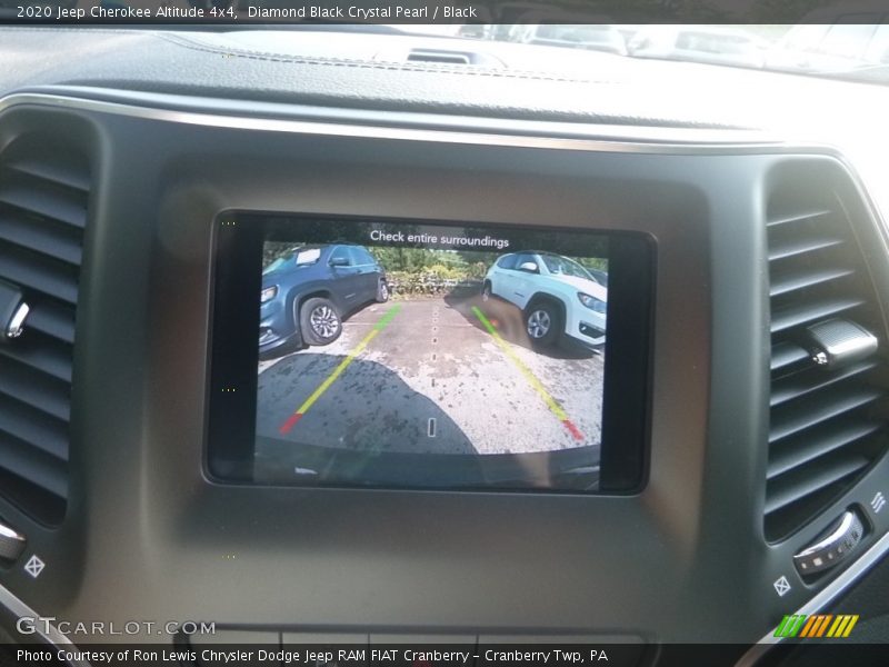 Diamond Black Crystal Pearl / Black 2020 Jeep Cherokee Altitude 4x4