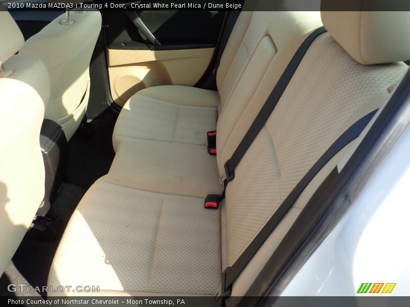 Crystal White Pearl Mica / Dune Beige 2010 Mazda MAZDA3 i Touring 4 Door