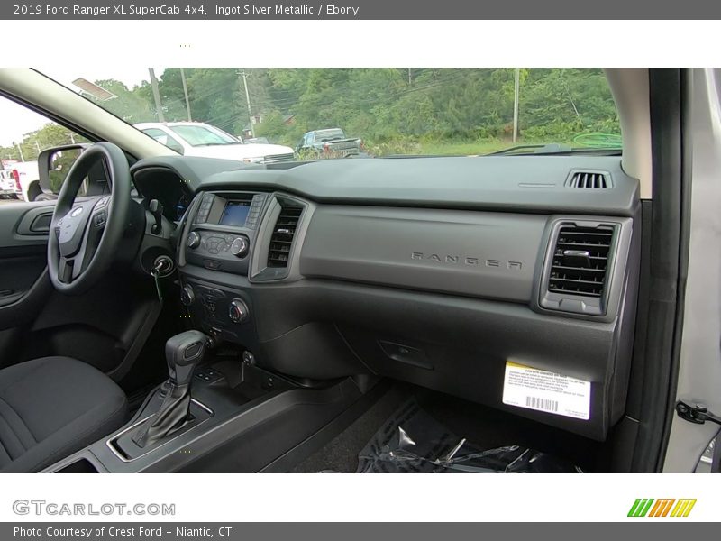 Ingot Silver Metallic / Ebony 2019 Ford Ranger XL SuperCab 4x4