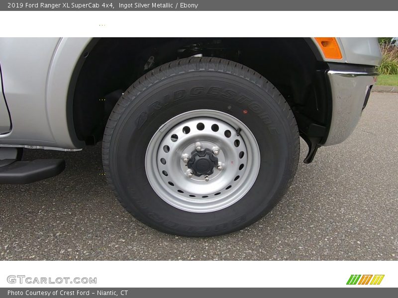 Ingot Silver Metallic / Ebony 2019 Ford Ranger XL SuperCab 4x4