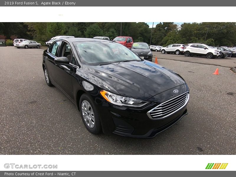 Agate Black / Ebony 2019 Ford Fusion S