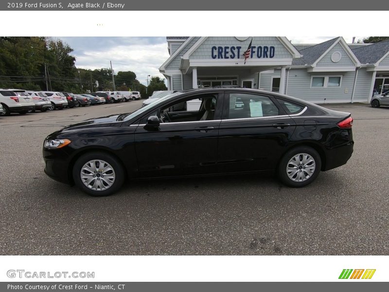 Agate Black / Ebony 2019 Ford Fusion S