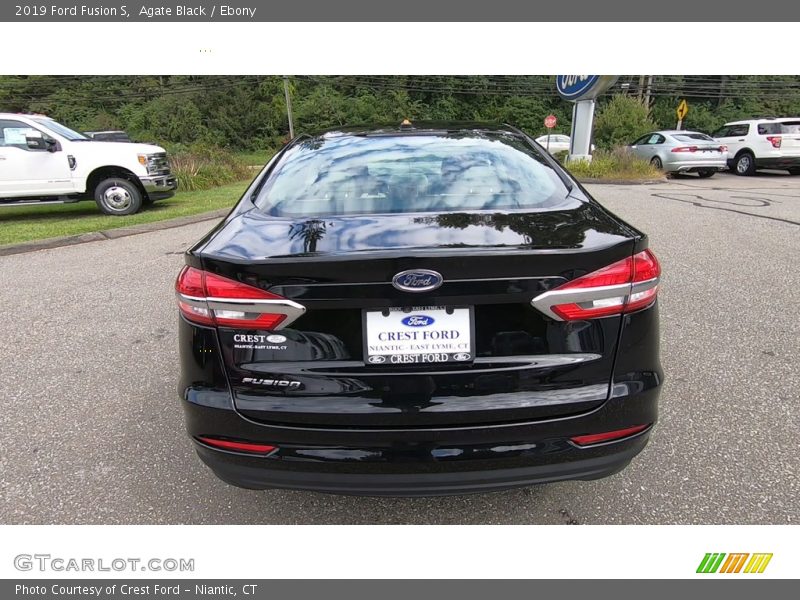 Agate Black / Ebony 2019 Ford Fusion S