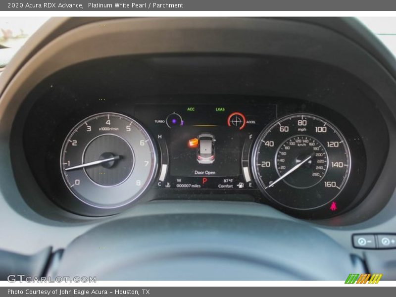 Platinum White Pearl / Parchment 2020 Acura RDX Advance