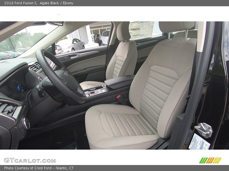Agate Black / Ebony 2019 Ford Fusion S
