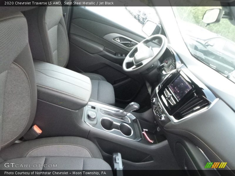 Satin Steel Metallic / Jet Black 2020 Chevrolet Traverse LS AWD