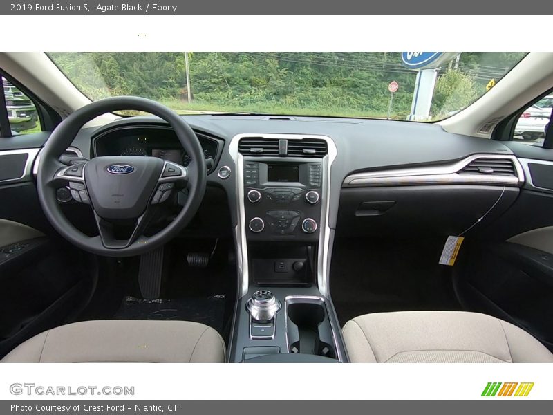 Agate Black / Ebony 2019 Ford Fusion S