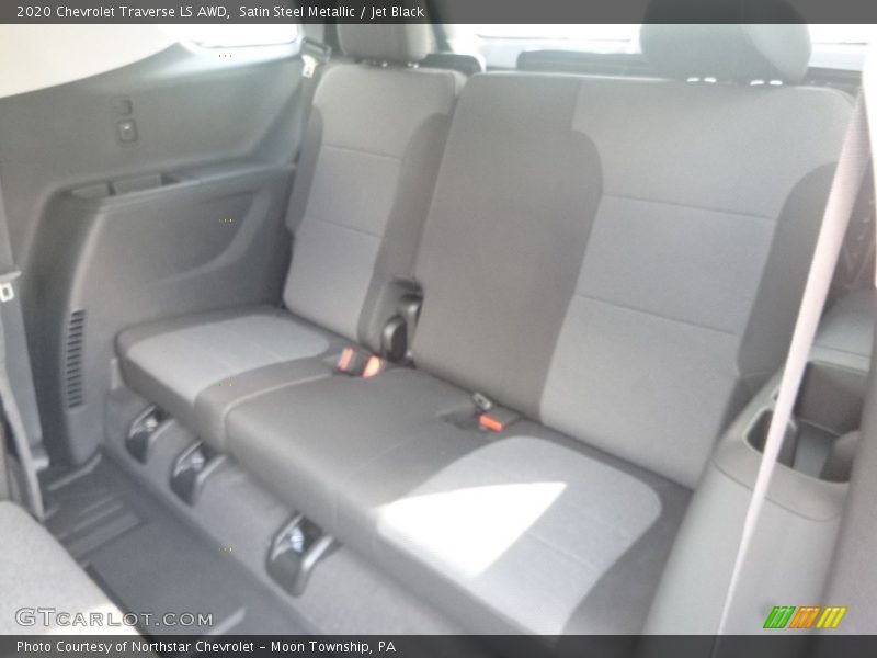 Satin Steel Metallic / Jet Black 2020 Chevrolet Traverse LS AWD