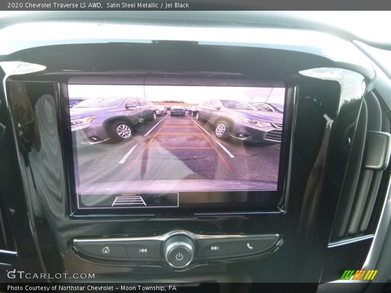 Satin Steel Metallic / Jet Black 2020 Chevrolet Traverse LS AWD