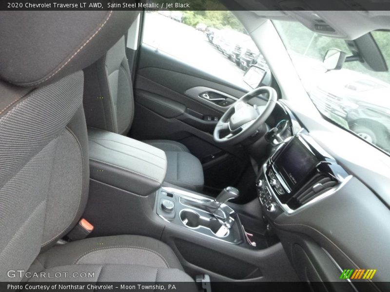Satin Steel Metallic / Jet Black 2020 Chevrolet Traverse LT AWD