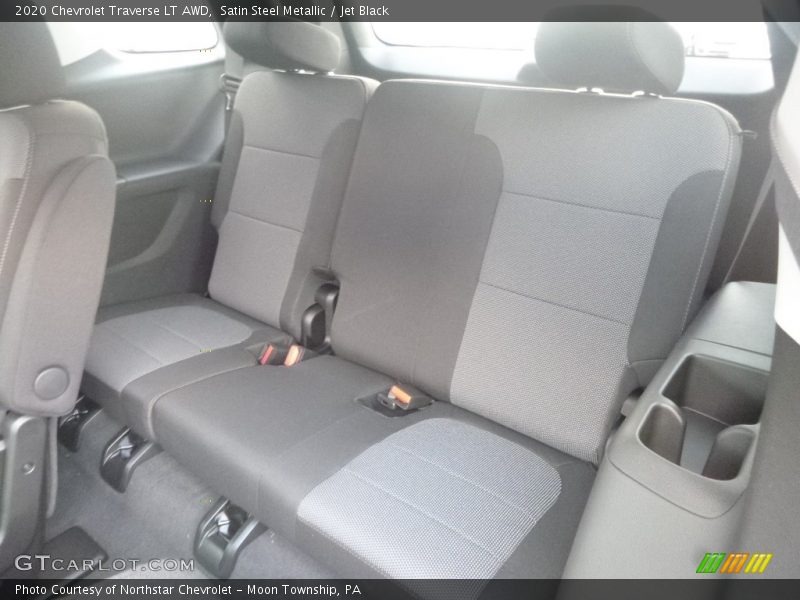 Satin Steel Metallic / Jet Black 2020 Chevrolet Traverse LT AWD