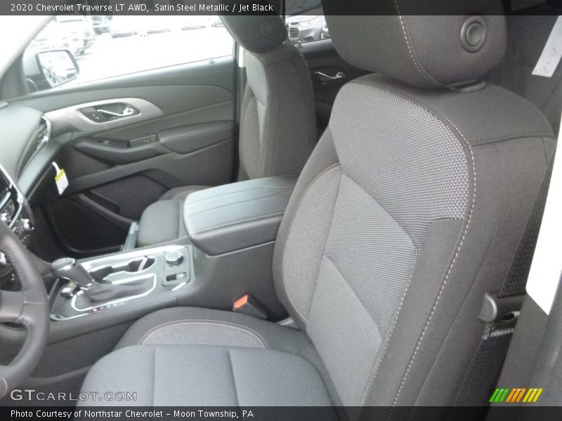 Satin Steel Metallic / Jet Black 2020 Chevrolet Traverse LT AWD