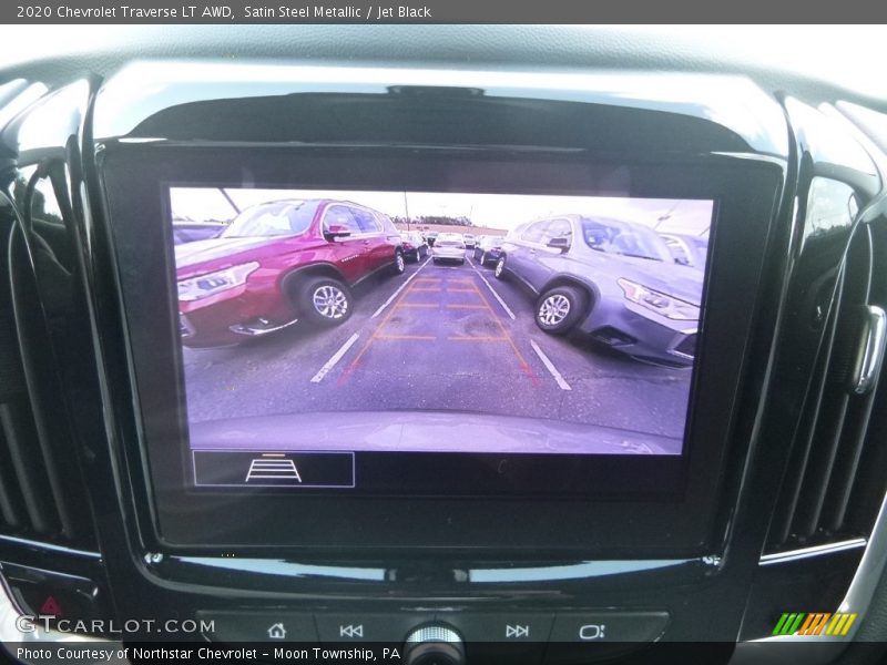 Satin Steel Metallic / Jet Black 2020 Chevrolet Traverse LT AWD