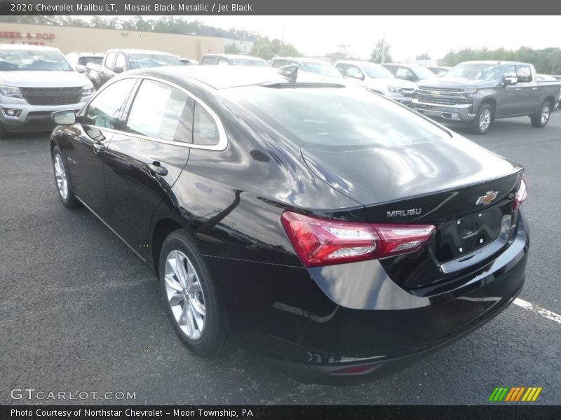 Mosaic Black Metallic / Jet Black 2020 Chevrolet Malibu LT