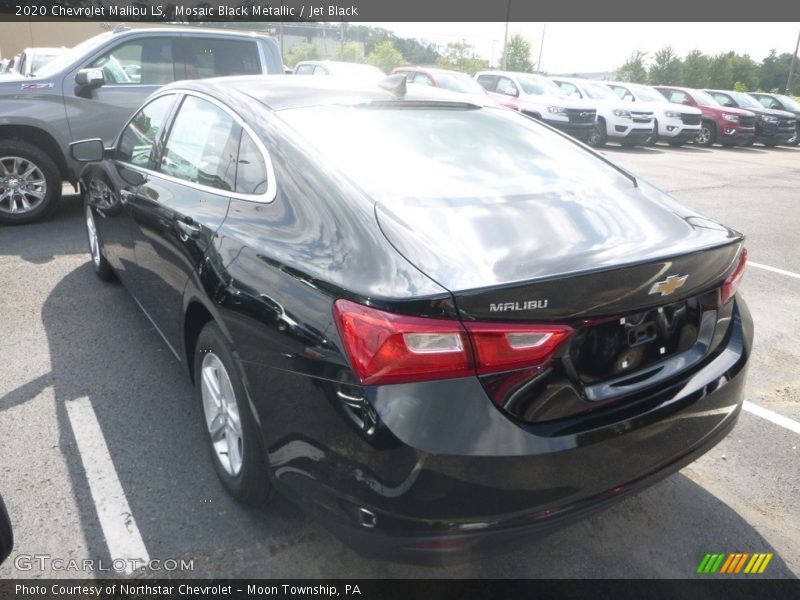 Mosaic Black Metallic / Jet Black 2020 Chevrolet Malibu LS