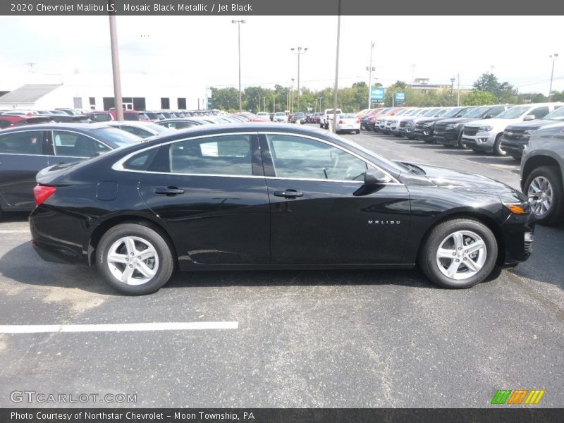 Mosaic Black Metallic / Jet Black 2020 Chevrolet Malibu LS