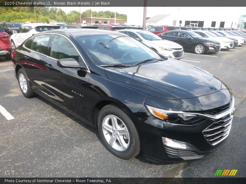 Mosaic Black Metallic / Jet Black 2020 Chevrolet Malibu LS