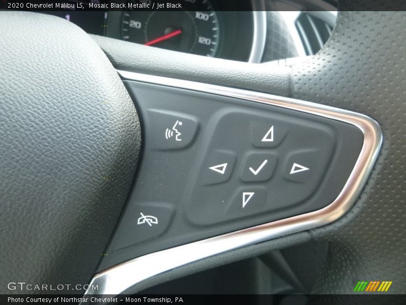 Mosaic Black Metallic / Jet Black 2020 Chevrolet Malibu LS