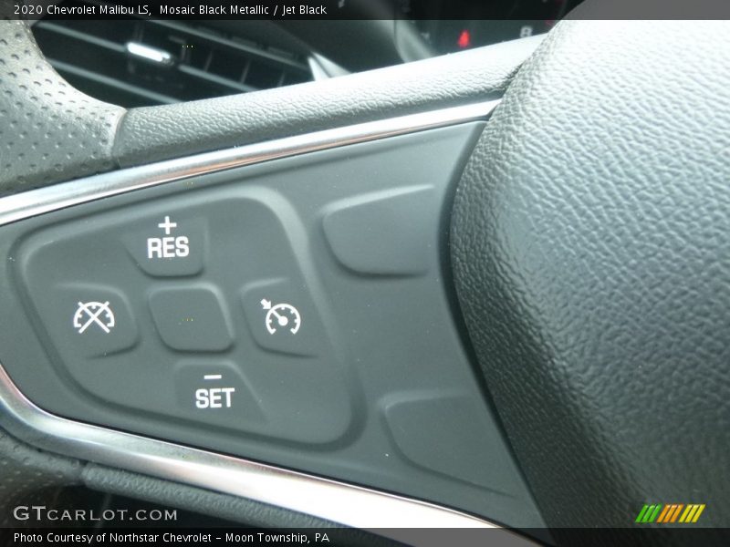 Mosaic Black Metallic / Jet Black 2020 Chevrolet Malibu LS
