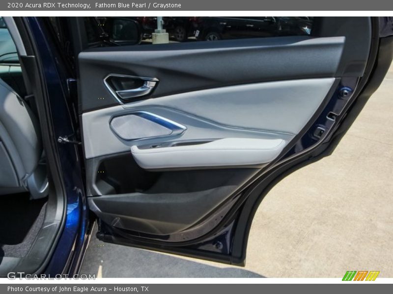 Fathom Blue Pearl / Graystone 2020 Acura RDX Technology