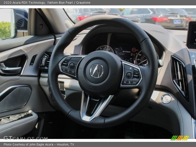 Fathom Blue Pearl / Graystone 2020 Acura RDX Technology