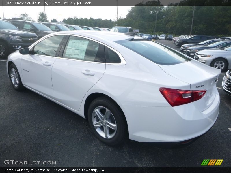 Summit White / Jet Black 2020 Chevrolet Malibu LS