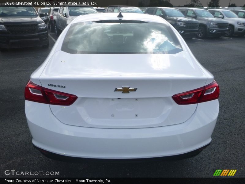 Summit White / Jet Black 2020 Chevrolet Malibu LS