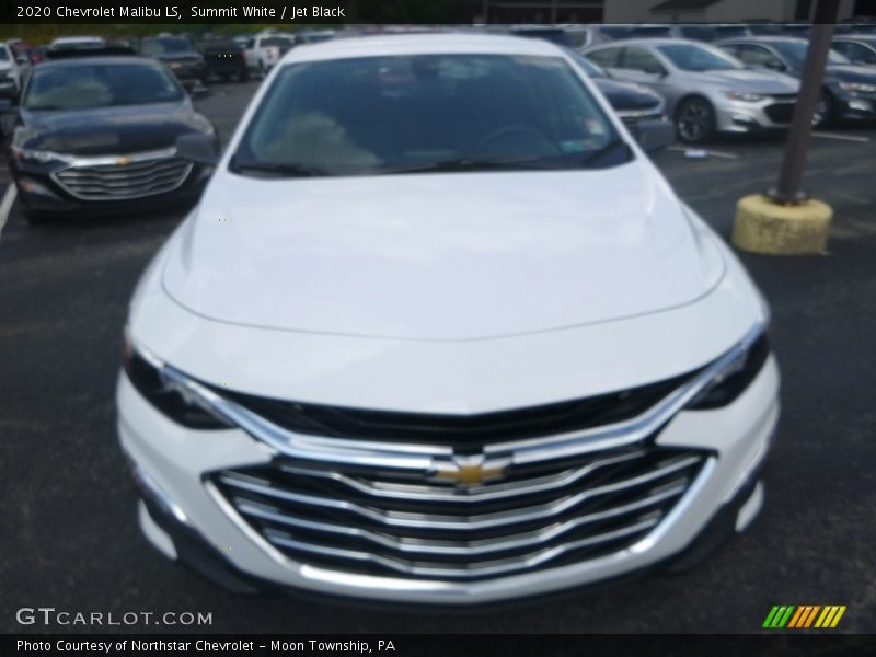 Summit White / Jet Black 2020 Chevrolet Malibu LS