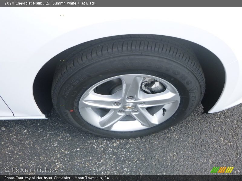 Summit White / Jet Black 2020 Chevrolet Malibu LS