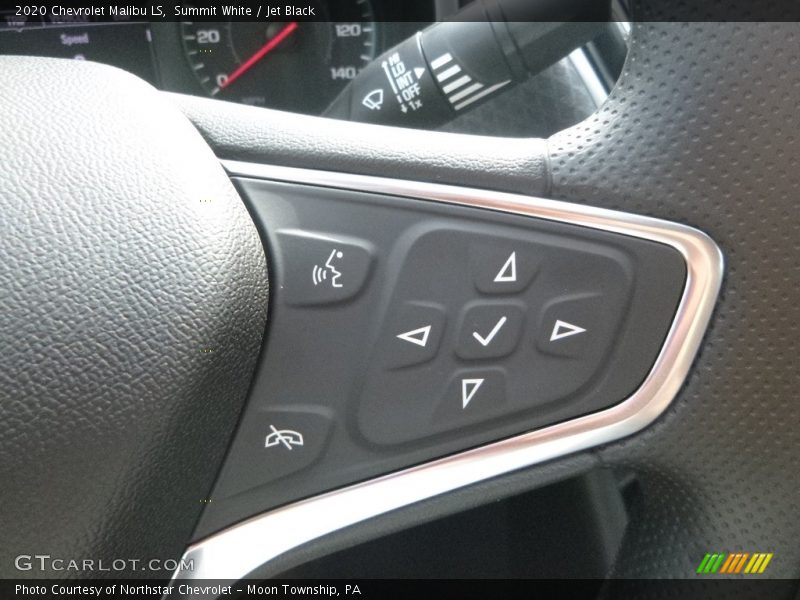 Summit White / Jet Black 2020 Chevrolet Malibu LS