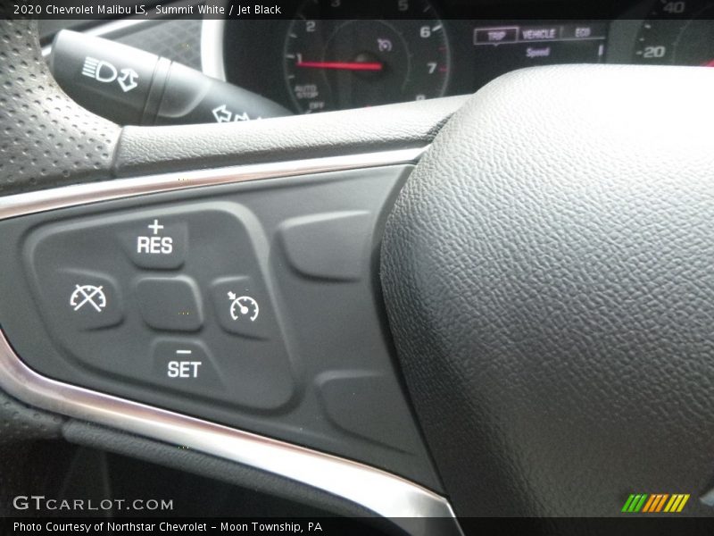 Summit White / Jet Black 2020 Chevrolet Malibu LS