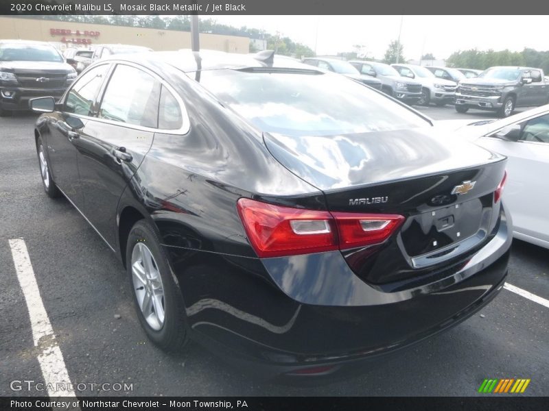 Mosaic Black Metallic / Jet Black 2020 Chevrolet Malibu LS
