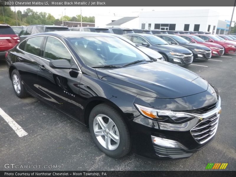 Mosaic Black Metallic / Jet Black 2020 Chevrolet Malibu LS