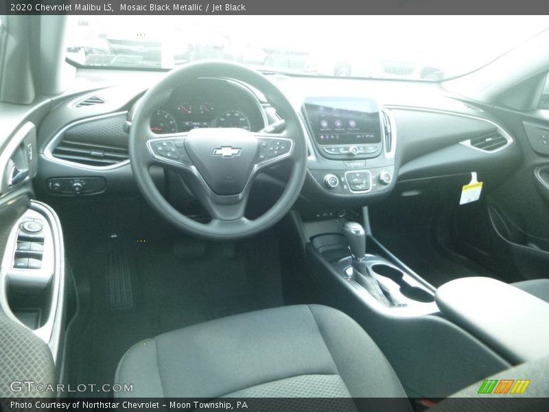 Mosaic Black Metallic / Jet Black 2020 Chevrolet Malibu LS