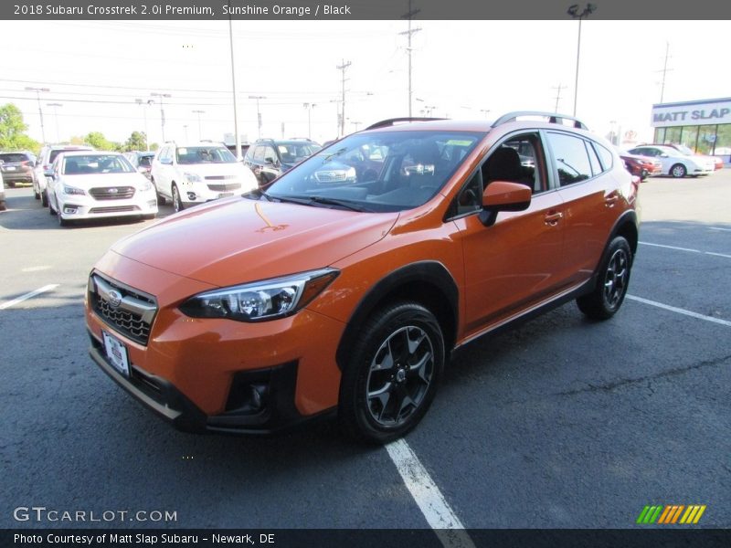 Sunshine Orange / Black 2018 Subaru Crosstrek 2.0i Premium