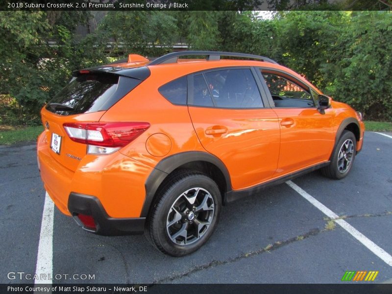 Sunshine Orange / Black 2018 Subaru Crosstrek 2.0i Premium