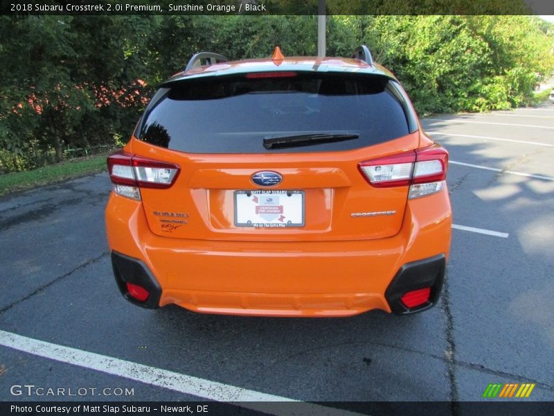 Sunshine Orange / Black 2018 Subaru Crosstrek 2.0i Premium