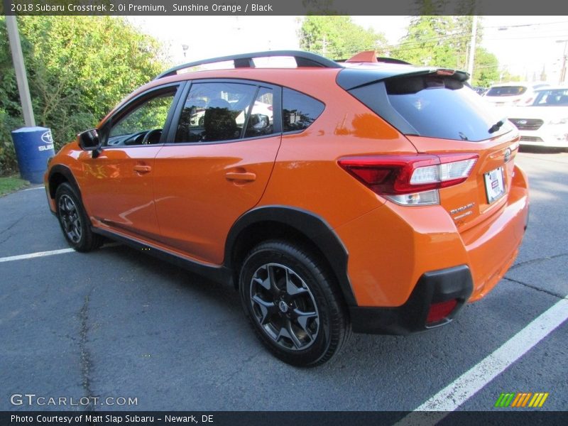 Sunshine Orange / Black 2018 Subaru Crosstrek 2.0i Premium