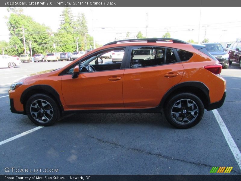 Sunshine Orange / Black 2018 Subaru Crosstrek 2.0i Premium