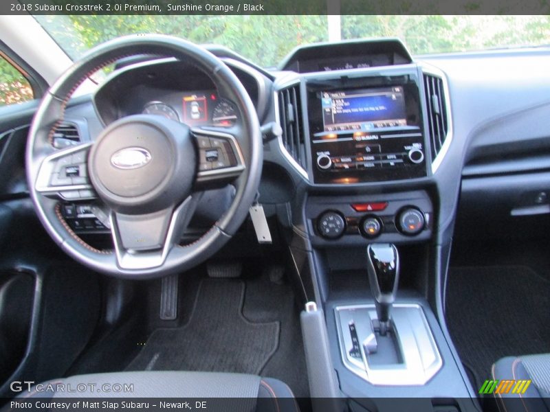 Sunshine Orange / Black 2018 Subaru Crosstrek 2.0i Premium