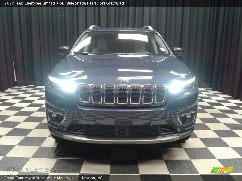 Blue Shade Pearl / Ski Gray/Black 2020 Jeep Cherokee Limited 4x4