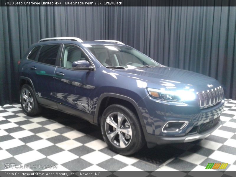 Blue Shade Pearl / Ski Gray/Black 2020 Jeep Cherokee Limited 4x4