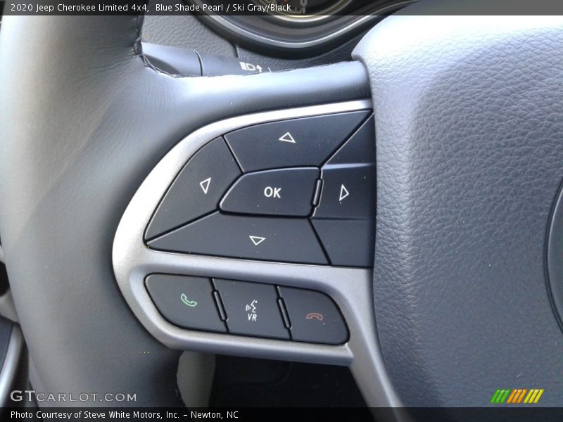 Blue Shade Pearl / Ski Gray/Black 2020 Jeep Cherokee Limited 4x4