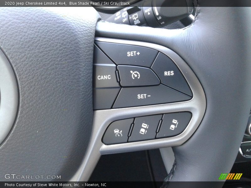 Blue Shade Pearl / Ski Gray/Black 2020 Jeep Cherokee Limited 4x4