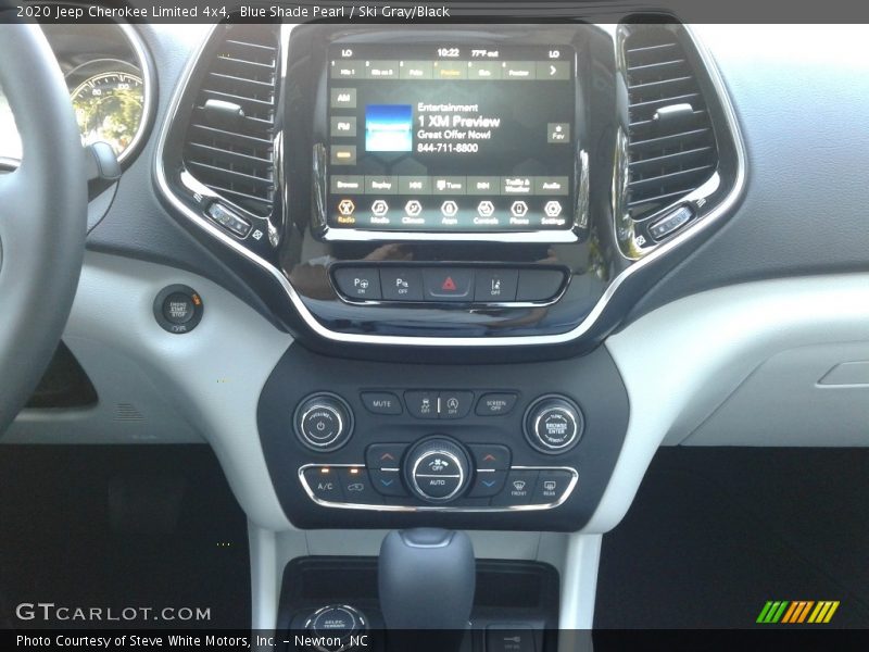 Blue Shade Pearl / Ski Gray/Black 2020 Jeep Cherokee Limited 4x4