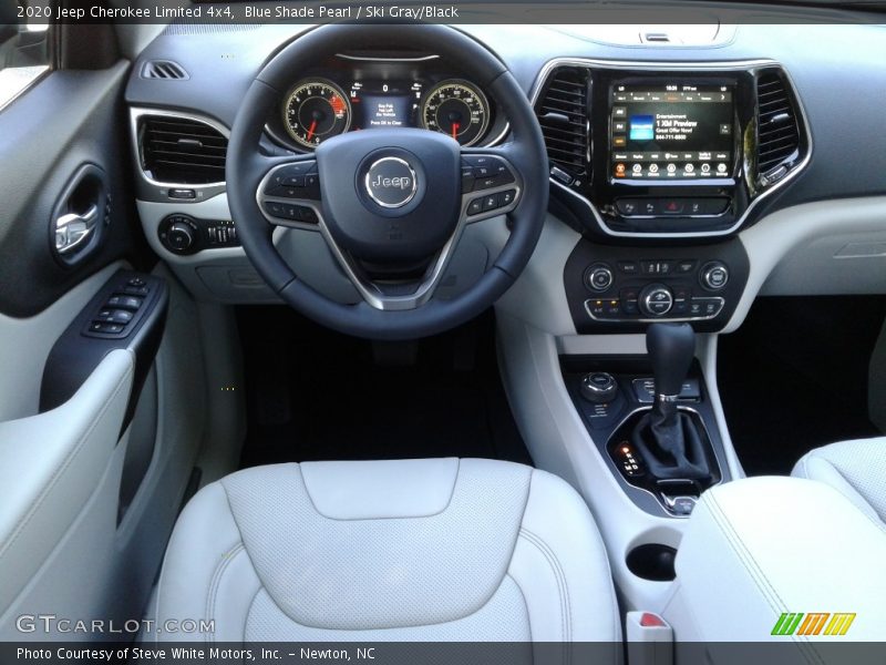 Blue Shade Pearl / Ski Gray/Black 2020 Jeep Cherokee Limited 4x4