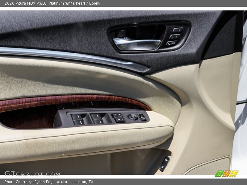 Platinum White Pearl / Ebony 2020 Acura MDX AWD