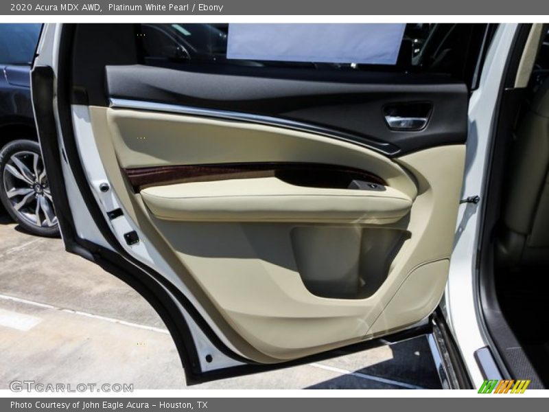 Platinum White Pearl / Ebony 2020 Acura MDX AWD